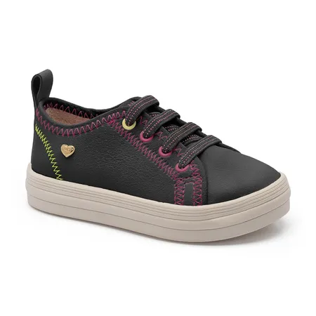 Tênis Infantil Fofura Urbana Klin Com Detalhes Coloridos