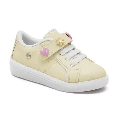Tenis Moon Mini - 225 - Amarelo Candy/Branco/Rosa Doce