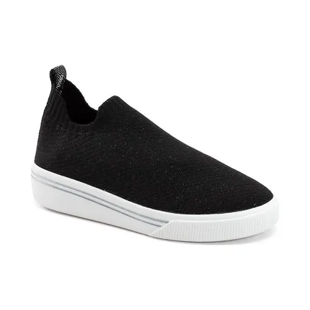 Tênis Slip-On Infantil Brilhante Preto