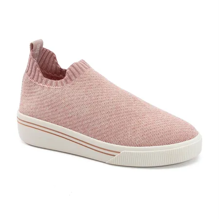 Tênis Slip On Infantil Rosé Fofura Tênis Slip On Infantil Rosé Fofura