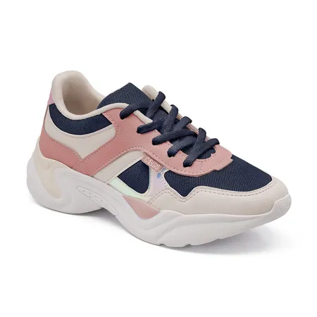 Tênis Infantil Klin Chunky Colors Holográfico