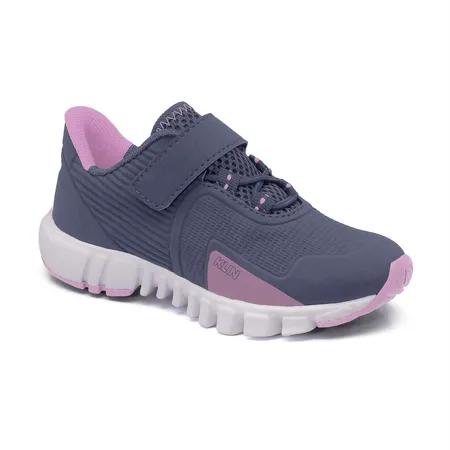 Tênis Infantil Klin Divertido Azul E Rosa