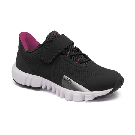 Tênis Klin Sporty Kids Aventura Fofura Preto E Rosa