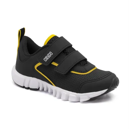 Tênis Infantil Klin Urbano Fofinho Preto E Amarelo