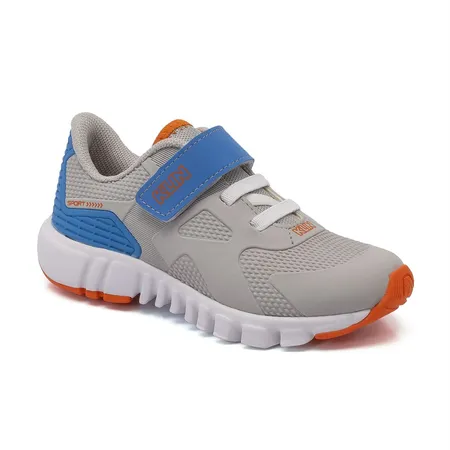 Tênis Infantil Klin Sport Flex Colors Cinza E Azul