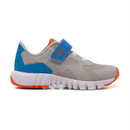 Tênis Infantil Klin Sport Flex Colors Cinza E Azul Tênis Infantil Klin Sport Flex Colors Cinza E Azul