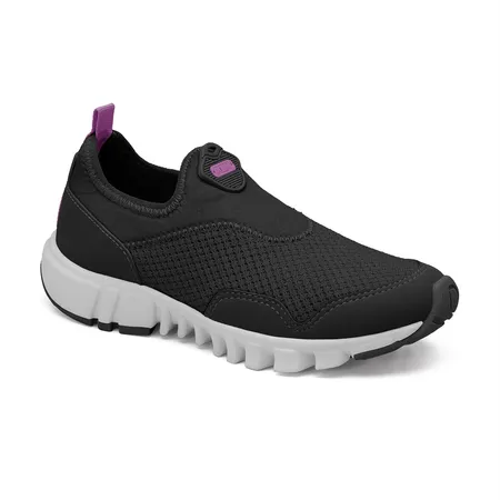 Tênis Slip On Infantil Klin Preto E Roxo