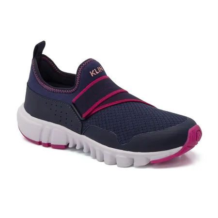 Tênis Infantil Slip-On Klin Marinho E Pink Aventureiro