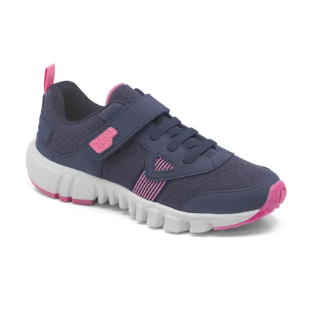 Tênis Infantil Esportivo K*N Marinho E Rosa