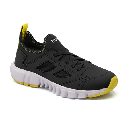 Tênis Infantil Klin Adventure Flex Preto Com Amarelo