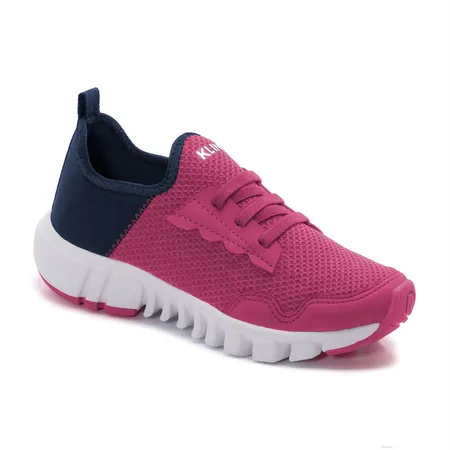 Tênis Infantil Klin Play Com Calce Fácil Pink E Azul Marinho