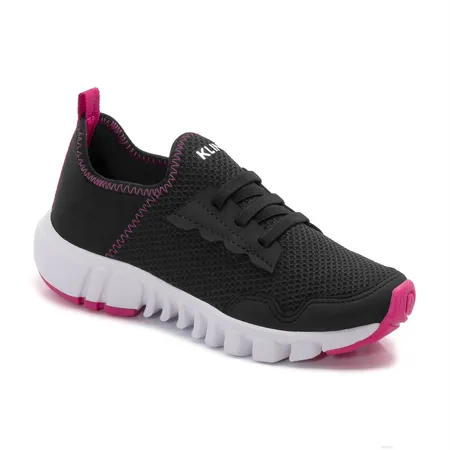 Tênis Infantil Klin Preto E Pink