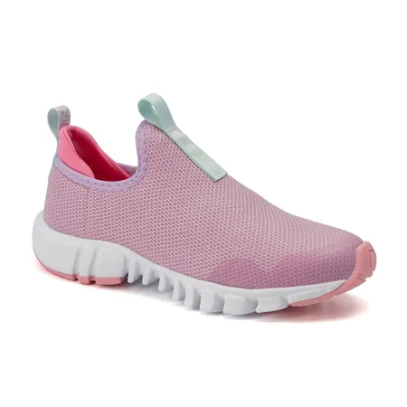 Tênis Infantil Slip-On Menina Conforto E Diversão Rosa Pastel