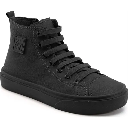 Tênis Infantil Cano Alto Preto Klin - Aventura E Estilo!