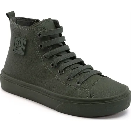 Tênis Infantil Klin Cano Alto Verde Militar
