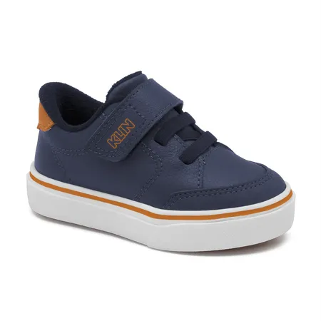 Tenis Freestyle Baby - 259 - Azul Cobalto/Laranja