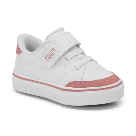 Tenis Freestyle Baby - 259 - Branco/Rosa Quartz