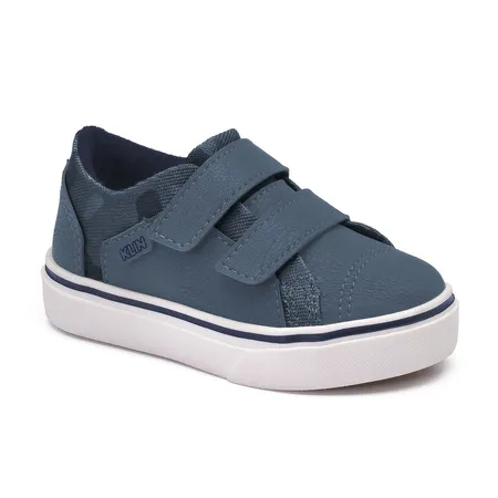 Tênis Infantil Klin Fofinho Com Velcro Azul Marinho