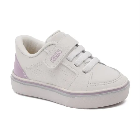 Tenis Freestyle Baby - 259 - Branco/Lavanda