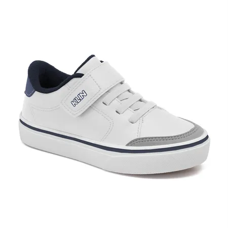 Tênis Infantil Klin Casual Velcro Branco