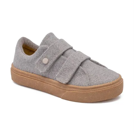 Tênis Infantil Klin Casual Velcro Cinza