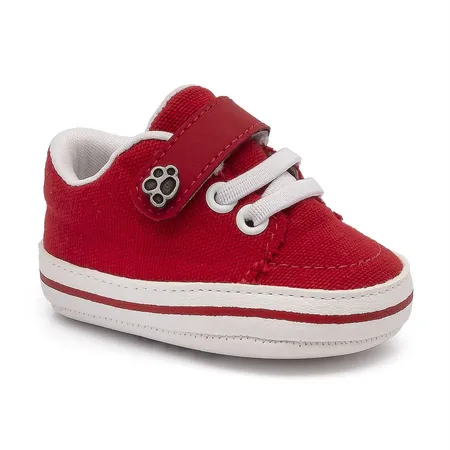 Sapatinho De Bebê Vermelho Estiloso Com Patinha