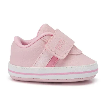 Tênis Bebê Feminino Klin Rosê Glitter Tênis Bebê Feminino Klin Rosê Glitter