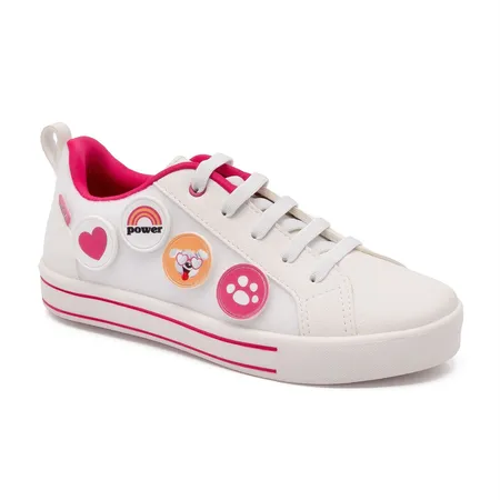 Tênis Infantil Feminino Com Stickers Mood Fofinhos Tênis Infantil Feminino Com Stickers Mood Fofinhos