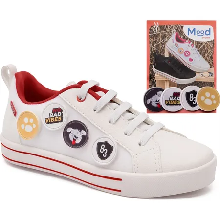 Tenis Easy - 269 - Branco/Vermelho
