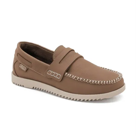 Mocassim Infantil Klin Conforto E Estilo - Marrom Fofinho