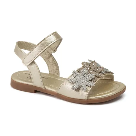 Sandália Infantil Dourada Glitter Fofinha