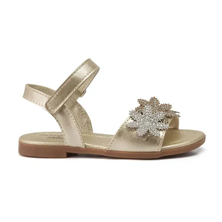 Sandália Infantil Dourada Glitter Fofinha Sandália Infantil Dourada Glitter Fofinha