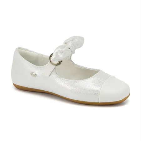 Sapatilha Kate Kids - 395 - Branco/Prata