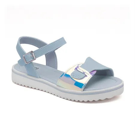 Sandalia Lola - 420 - Azul Candy/Holografico