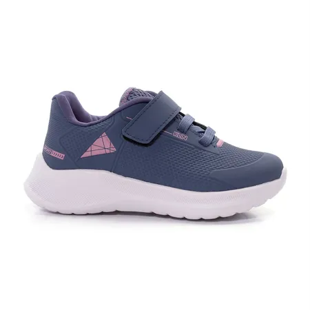 Tênis Infantil Klin Adventure Velcro Azul Marinho E Rosa