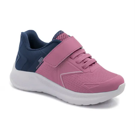 Tenis Freedom Kids - 445 - Chumbo/Rosa