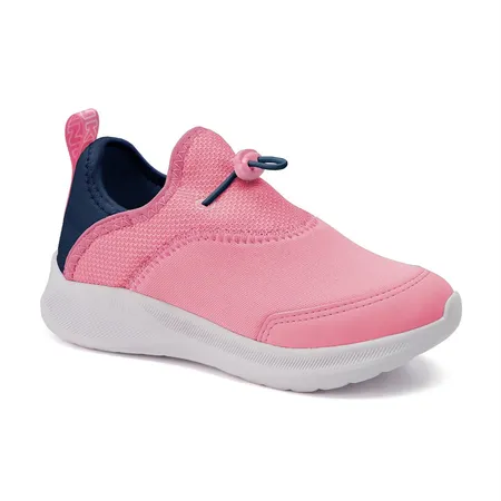 Tênis Infantil Calce Fácil Rosa Conforto Fofinho