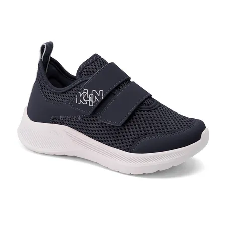 Tênis Infantil K-Ln Fofinho Com Velcro Azul Marinho