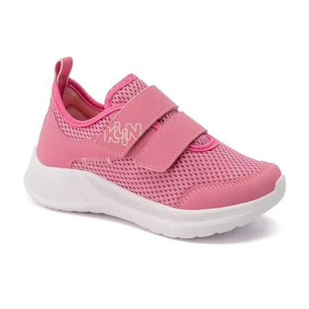 Tênis Infantil Klin Play Com Velcro Rosa
