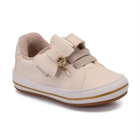 Tenis Algodao Doce - 448 - Off White/Dourado