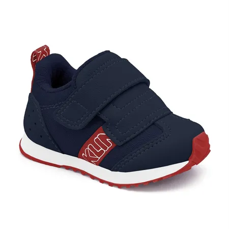 Tênis Infantil Fofinho Marinho Com Velcro