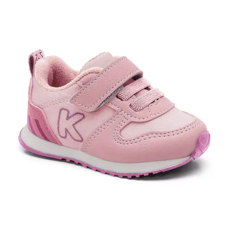 Tênis Infantil K Fofinho Rosa Com Velcro