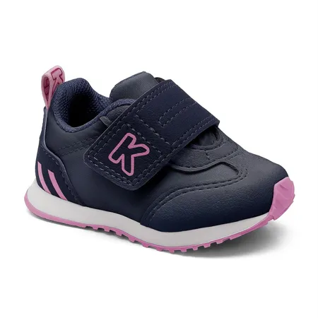 Tenis Walk Baby - 453 - Marinho/Magenta