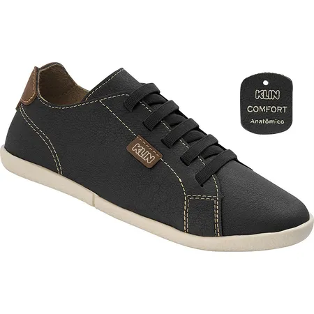 Tênis Infantil Klin Comfort Anatômico Preto: Conforto E Estilo Para Pequenos Aventureiros