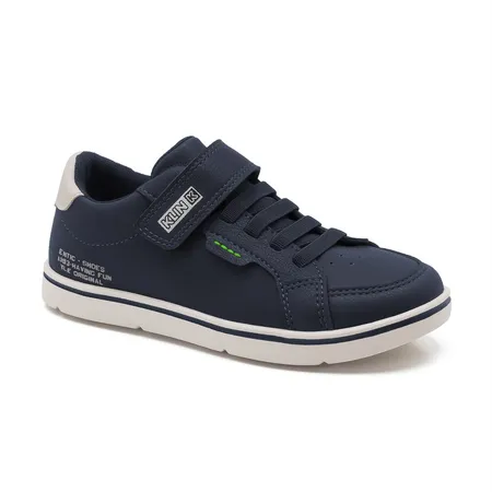Tênis Infantil Klin K Azul Marinho Com Velcro