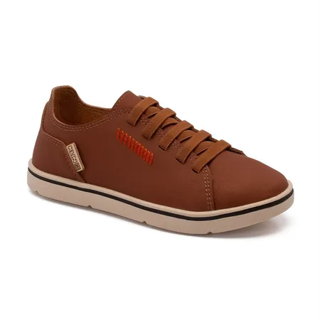 Tênis Infantil Klin K Marrom Conforto Aventura Tênis Infantil Klin K Marrom Conforto Aventura