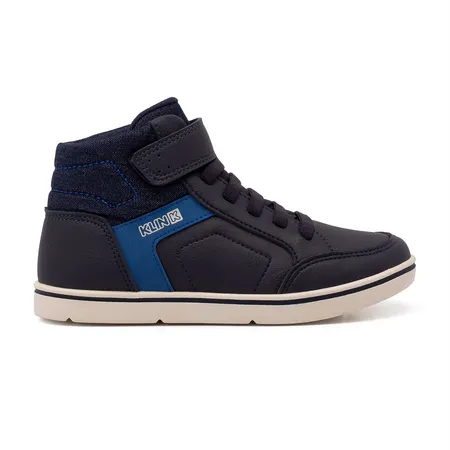 Tênis Infantil Klink High-Top Azul Marinho Fofinho Tênis Infantil Klink High-Top Azul Marinho Fofinho