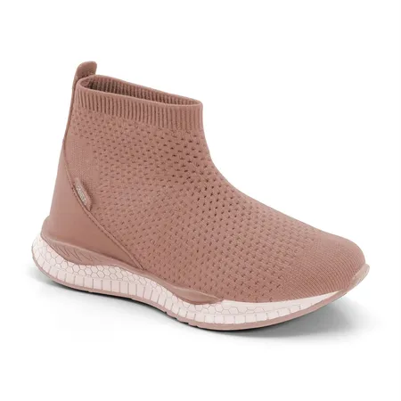 Tênis Infantil Klin Knit Fofura Cor De Rosa