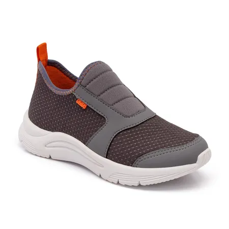 Tênis Slip On Infantil Klin Aventureiro Cinza
