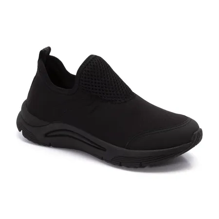Tênis Slip-On Infantil Preto Conforto Total